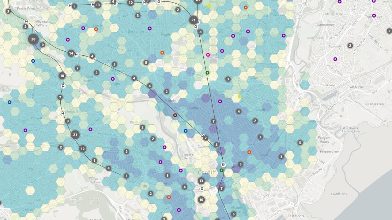 Image of geospatial data